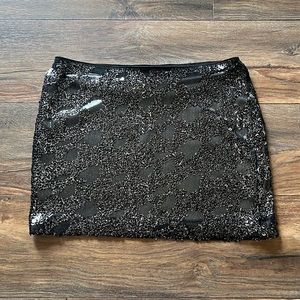 Express sequin skirt